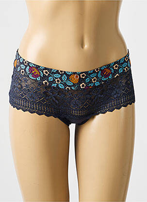 Shorty elasticitate albastru EMPREINTE femeie