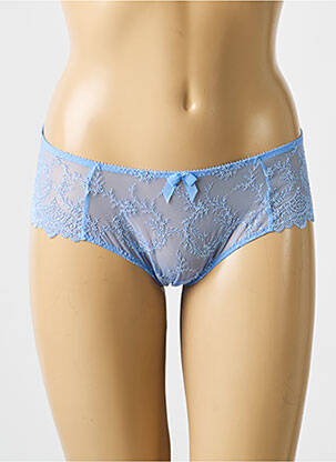 Shorty broderie albastru EMPREINTE femeie