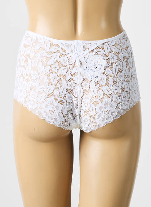 Shorty țesătură dantelă alb CALIDA femme