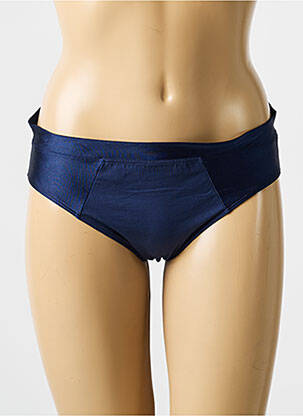 Chilot efect material satinat albastru CALIDA femme