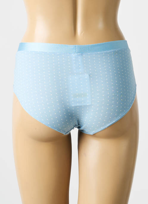 Chilot efect material satinat albastru CALIDA femme