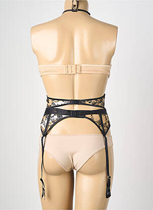 Corset/jartieră broderie negru AUBADE femeie
