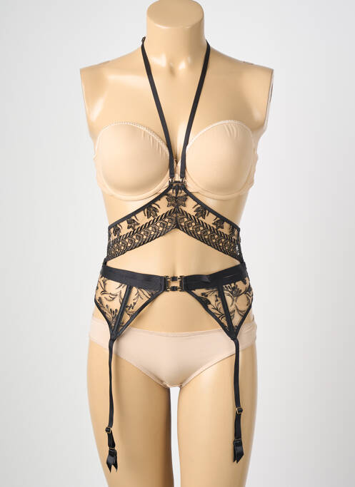 Corset/jartieră broderie negru AUBADE femme