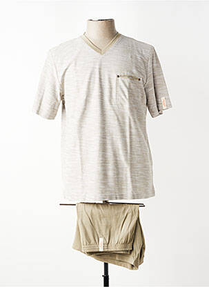 Pijamale scurte imprimeu fantezie verde HOM bărbat