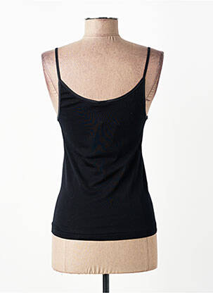 Top croială cambrată fără mâneci negru OSCALITO femme