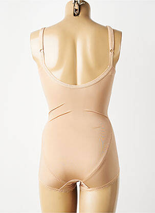 Body de lenjerie efect material satinat piele BARBARA femeie