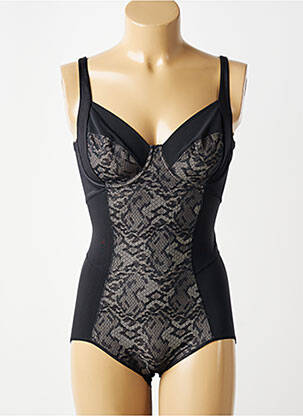 Body de lenjerie efect material satinat negru CHANTELLE femeie