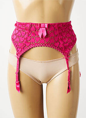 Corset/jartieră fără armatură roz AUBADE femeie