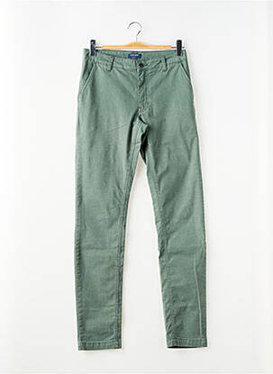 Pantalon chino țesătură poplin mărime normală verde SAINT JAMES bărbat