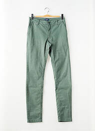 Pantalon chino țesătură poplin mărime normală verde SAINT JAMES bărbat