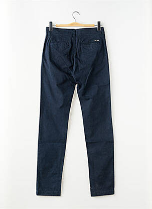 Pantalon chino țesătură poplin mărime normală albastru SAINT JAMES bărbat