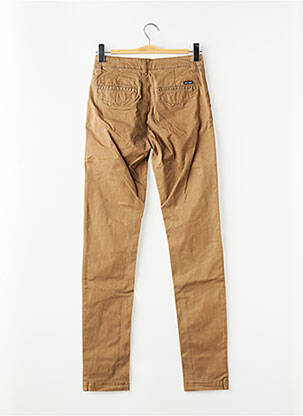 Pantalon chino țesătură poplin mărime normală maro SAINT JAMES bărbat