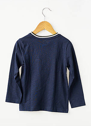 Tricou mâneci lungi mâneci lungi albastru ELLE EST OU LA MER băiat