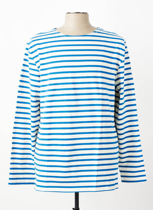 Tricou croială cambrată mâneci lungi albastru MOUSQUETON homme