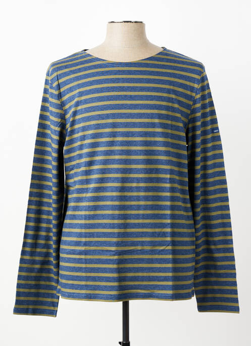 Tricou croială cambrată mâneci lungi albastru SAINT JAMES homme