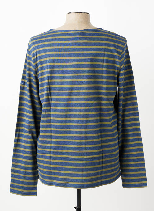 Tricou croială cambrată mâneci lungi albastru SAINT JAMES homme