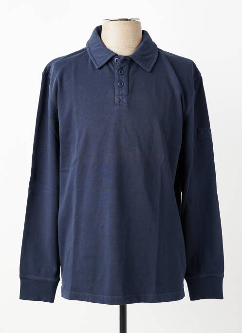 Polo mâneci lungi mâneci lungi albastru MOUSQUETON homme