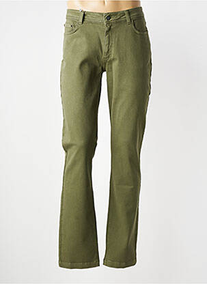 Pantalon drept elasticitate mărime normală verde SAINT JAMES bărbat