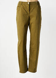 Pantalon drept elasticitate mărime normală verde MAT DE MISAINE femme