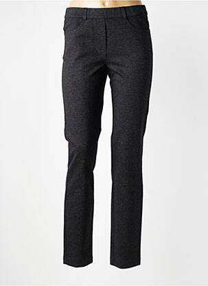 Pantalon slim talie elastică mărime normală negru STARK femeie