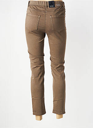 Pantalon 7/8 elasticitate mărime normală maro STARK femeie