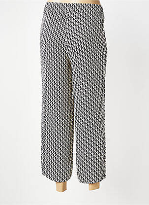 Pantalon 7/8 țesătură poplin mărime normală negru STARK femeie