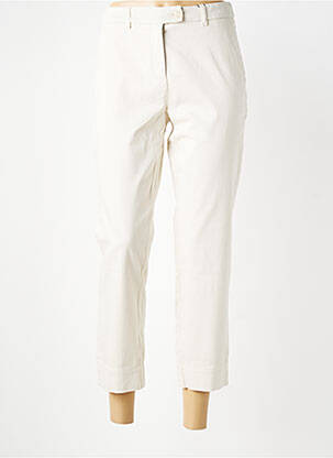 Pantalon chino țesătură poplin mărime normală bej STARK femme