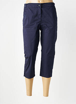 Pantalon trei sferturi elasticitate mărime normală albastru SAINT JAMES femme