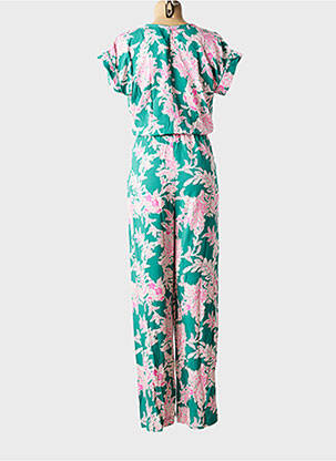 Salopetă-pantalon mâneci scurte mâneci scurte verde LA FEE MARABOUTEE femeie