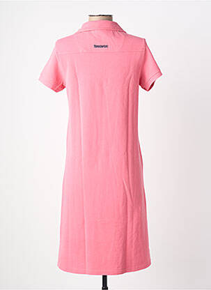Rochie midi mâneci scurte mâneci scurte roz MOUSQUETON femeie