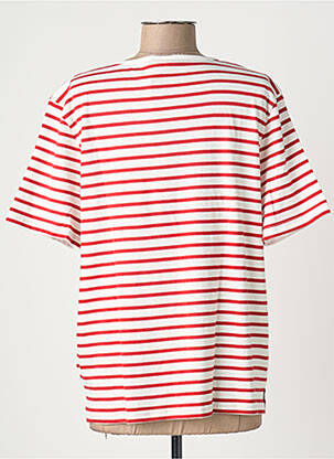Tricou croială dreaptă mâneci scurte roșu MOUSQUETON femeie