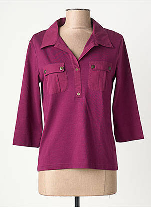 Polo elasticitate mâneci 3/4 violet SAINT JAMES femeie