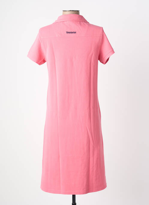 Rochie midi mâneci scurte mâneci scurte roz MOUSQUETON femme