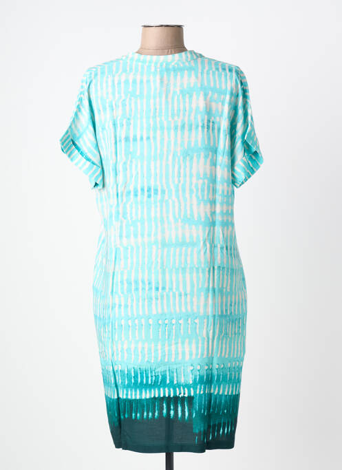 Rochie scurtă mâneci scurte mâneci scurte albastru LA FEE MARABOUTEE femme