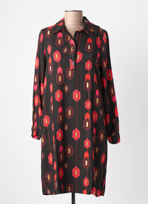 Rochie midi croială fluidă mâneci lungi negru LA FEE MARABOUTEE femme
