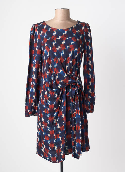 Rochie scurtă mâneci lungi mâneci lungi albastru LA FEE MARABOUTEE femme