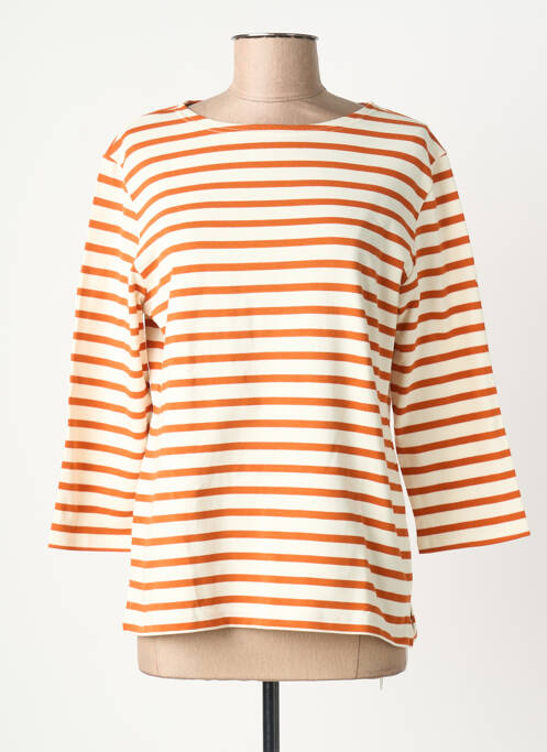 Tricou mâneci 3/4 mâneci 3/4 maro MOUSQUETON femme