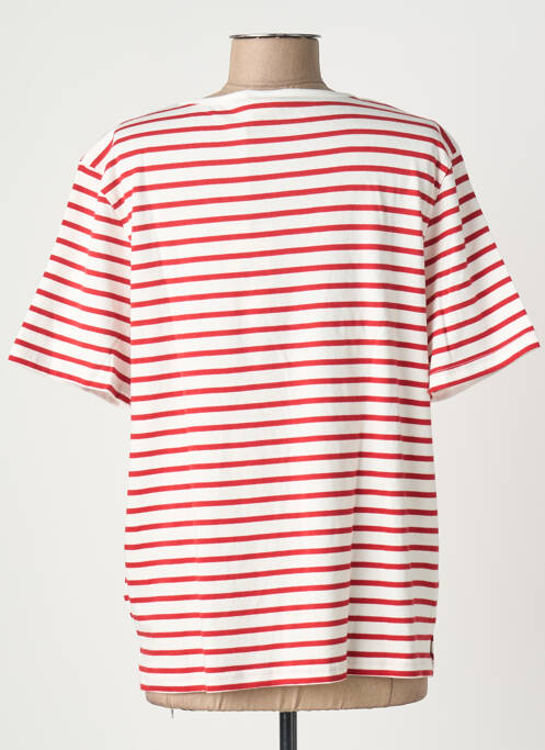 Tricou croială dreaptă mâneci scurte roșu MOUSQUETON femme