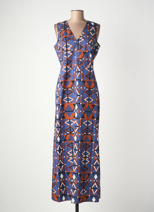 Rochie lungă fără mâneci fără mâneci albastru LA FEE MARABOUTEE femme