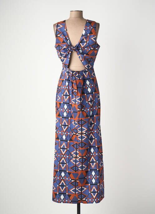 Rochie lungă fără mâneci fără mâneci albastru LA FEE MARABOUTEE femme