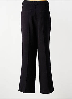 Pantalon drept talie cu cleme talie înaltă negru CISO femeie