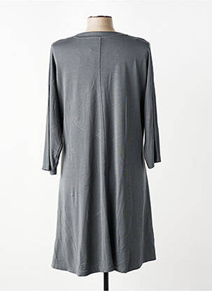 Rochie midi mâneci 3/4 mâneci 3/4 gri CISO femeie