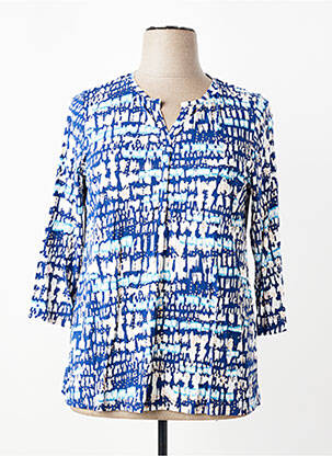 Tricou mâneci 3/4 mâneci 3/4 albastru CISO femeie