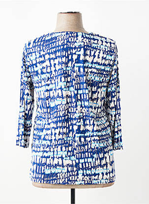 Tricou mâneci 3/4 mâneci 3/4 albastru CISO femeie