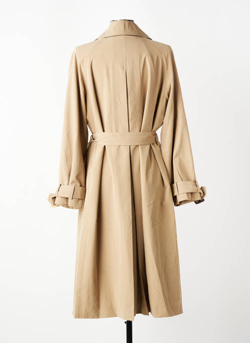 Trench țesătură poplin fără glugă bej CISO femme