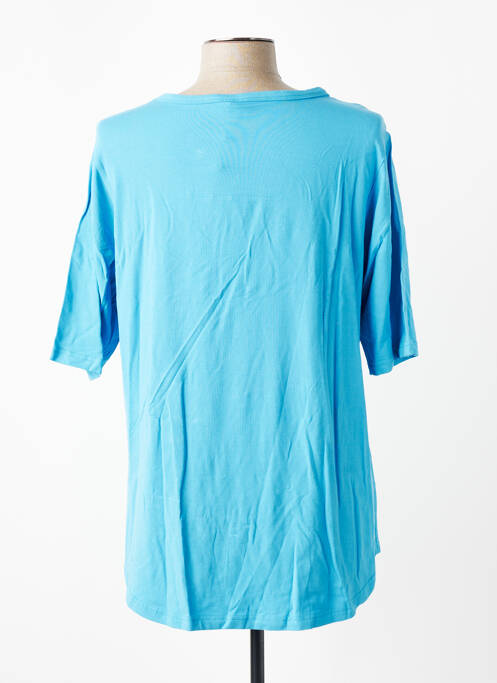 Tricou croială dreaptă mâneci scurte albastru CISO femme