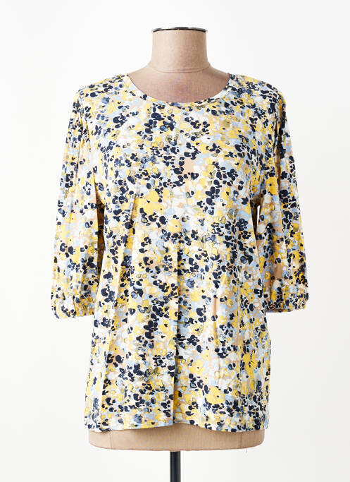 Tricou mâneci 3/4 mâneci 3/4 galben JENSEN femme