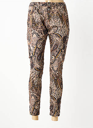 Pantalon 7/8 elasticitate mărime normală maro PLACE DU JOUR femeie