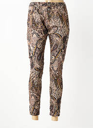 Pantalon 7/8 elasticitate mărime normală maro PLACE DU JOUR femme