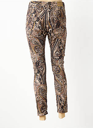 Pantalon 7/8 elasticitate mărime normală maro PLACE DU JOUR femeie